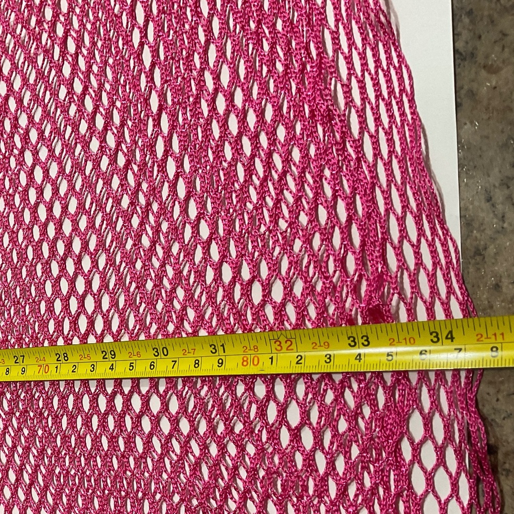 T-Mobile Beach Set Sunglasses Beach Towel Pink Fishnet Sarong/Wrap With Fringe - Picture 9 of 10